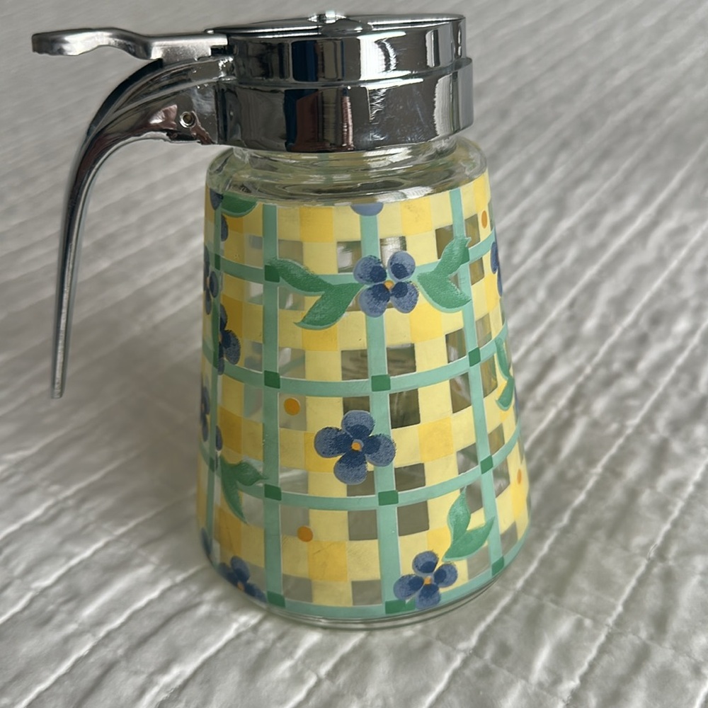 Pfaltzgraff  Vintage Summer Breeze syrup dispenser